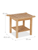 relaxdays Badhocker in Natur - (B)55 x (H)45 x (T)40,5 cm