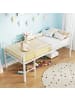 COSTWAY Kinderbett Hochbett 90x200 cm in Weiß