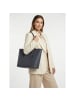 Lazarotti Bologna Leather XL Shopper Tasche Leder 35 cm navy