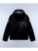 Napapijri Hoodie "Yupik Fzh 3" in Schwarz
