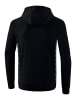 erima Kinder Essential Team Kapuzensweat in schwarz/slate grey