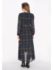 DreiMaster Vintage Women Dress in grey check