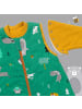 Schlummersack Bio Schlafsack mit Füßen und umklappbaren Bündchen 3.5 TOG in Orange