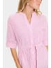 SAINT TROPEZ Kleid HaddaSZ Gerade Passform in Fandango Pink White Stripe