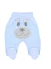 TupTam Baby Body Strampelhose Mütze Bekleidungsset in hellblau