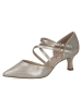 Caprice Riemchenpumps in Silber