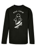 F4NT4STIC Longsleeve Shirt Boo Crew Halloween in schwarz