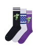 Happy Socks Socken 3-Pack Dragon Socks in pink