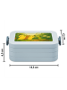 Mr. & Mrs. Panda MEPAL Bentobox Raupe Schmetterling Design ohne ... in Blau Pastell