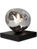 Licht-Erlebnisse Tischlampe (B)15 x (L)15 x (H)17.5 cm in Schwarz Silber