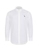 U.S. Polo Assn. U.S. POLO ASSN. Herren Leinenmix Hemd Button-Down P049 in Weiss