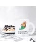 Mr. & Mrs. Panda Glas Wassermann Astrologie mit Spruch in Transparent