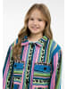 myMo KIDS Mädchen Hemdjacke in Mehrfarbig Neon Grün