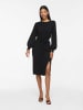 Vila Strickkleid in Black