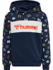 Hummel Hummel Kapuzenpullover Hmlletters Jungen Atmungsaktiv in BLACK IRIS