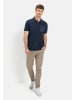 Camel Active Piqué Poloshirt aus zertifiziertem Organic Cotton in Dunkelblau