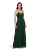 Vera Mont Abendkleid mit Plissee in Dark Moss