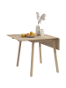 HOMCOM Esstisch in Naturholz 110L x 86B x 75H cm
