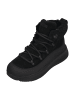 fitflop Stiefeletten F-MODE TEDDY-COLLAR WARM SUEDE LACE UP in schwarz