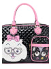 myMo Handbag Handbag in Black Pink