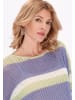 VIRITA Women Sweater in Offwhite Light Green Blue