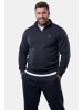 Men Plus Sweatshirt in dunkel marine