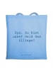 Mr. & Mrs. Panda Shopping Tasche Spruch Opa Held mit Spruch in Sky Blue