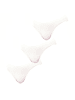 Kisses and Love 3er-Set: Pantys in White