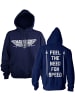 TOP GUN Hoodie in Blau