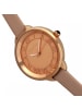 Bertha Madison Sunray Zifferblatt Lederarmbanduhr in Light Pink/Rose Gold