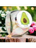 Mr. & Mrs. Panda Bonbonglas Avocado Glücklich ohne Spruch in Weiß
