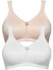 SUSA 2er Pack Entlastungs BH Topsy Plus in Weiss cappuccino