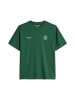 Marc O'Polo MOP Club '67  Football T-Shirt, Heavy Jersey, Oversize in Ivy Green