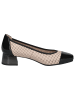 Caprice Pumps in BEIGE/BLACK