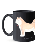 Mr. & Mrs. Panda Kaffeetasse Akita Inu Liebe mit Spruch in Schwarz