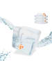 relaxdays 4 x Wasserkanister in Transparent/ Orange - 10 Liter