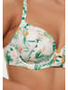 Linga Dore Linga Dore Bikini top in Botanic druck
