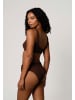 Moda Minx Bikinihose Starfish Scrunch High Waist Bikini Bottom in Coffee