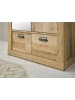 Furn.Design Kleiderschrank Used Wood hell, Grau 93 cm, Drehtürenschrank 2-türig mit Spiegel