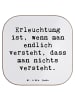 Mr. & Mrs. Panda Untersetzer für Gläser Spruch Erleuchtung Weish... in Weiß