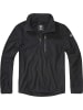 Fleecejacke/Fleecepullover "Fleece Troyer" in Schwarz