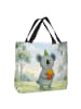 Mr. & Mrs. Panda Tote Bag Koala Pommes Design ohne Spruch in Weiß