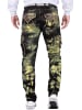 Cipo & Baxx Herren Regular Fit Jeans in Yellow