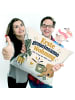 Mr. & Mrs. Panda Kopfkissen Kaffeetassen Humorvoll Design mit Sp... in Weiß