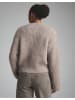 someday. Tanzina Strickjacke mit Reißverschluss in Taupewood Melange Light