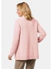 GOLDNER Strickjacke in rosa / melange