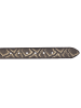 b.belt Sabia Gürtel Leder schwarz-goldmetallic