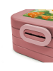 Mr. & Mrs. Panda MEPAL Bentobox Spiegelei Ei Design ohne Spruch in Rot Pastell