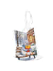 Mr. & Mrs. Panda Tasche Taube Winter Pommes Design ohne Spruch in Weiß