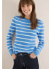 Cecil Gestreifter Pullover in Blau